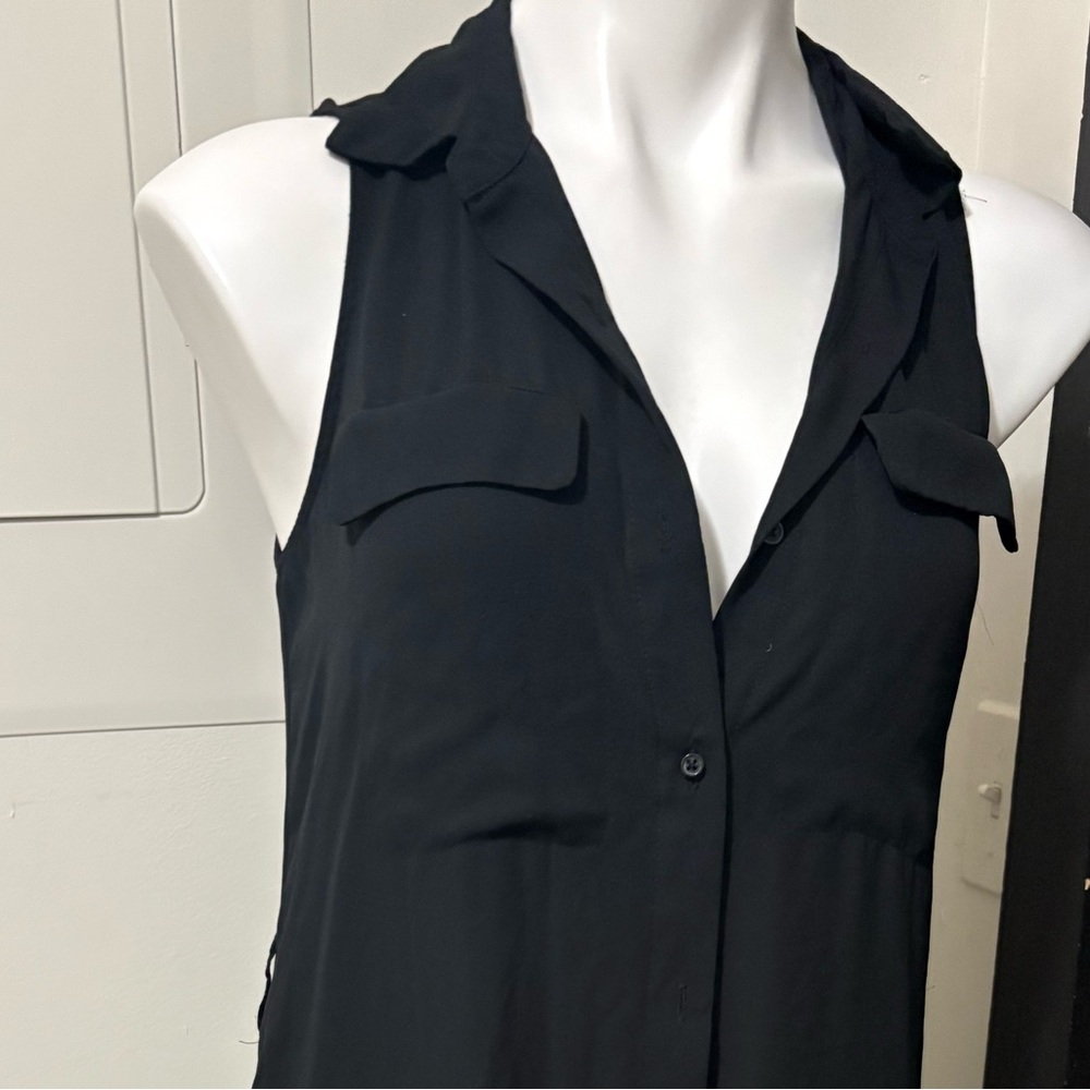 Long Black Sleeveless  Dress